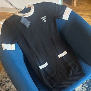 Prada Black and White women's Sweater dress